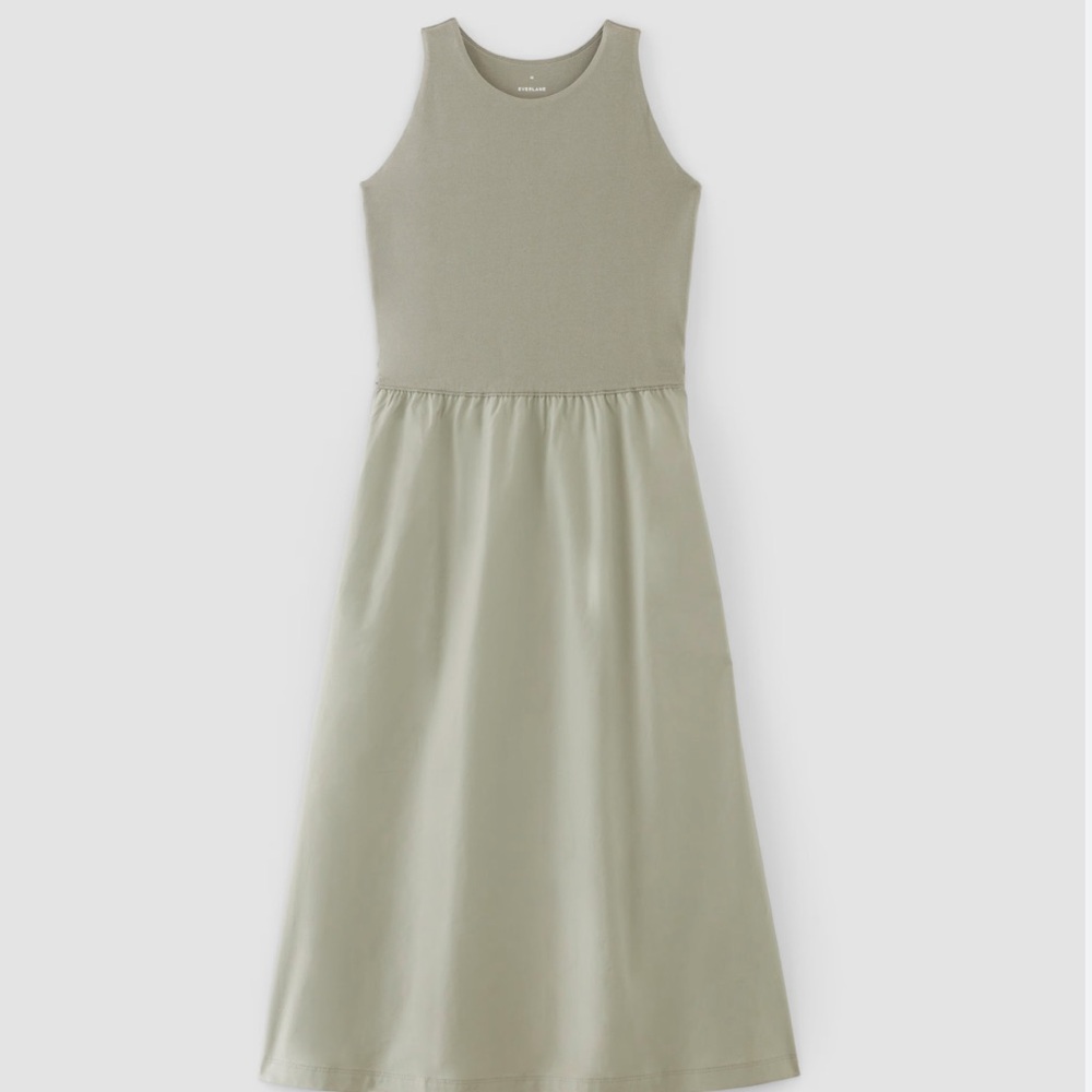 Everlane Green Halter Midi Sundress